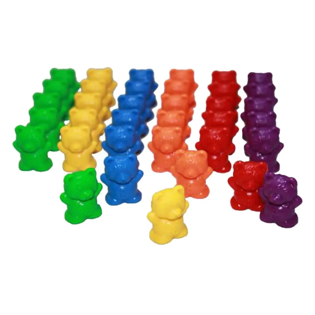 Set of 120 Learning  Bears Counter Set Counting Colorful Sorting Toy