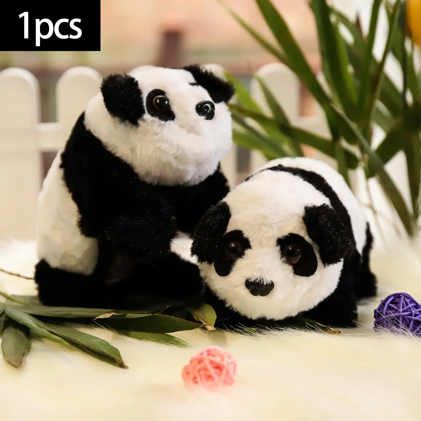 Walking Panda Toy Plush Interactive Play Cute Stuffed Animal musical Gift Appease Toy