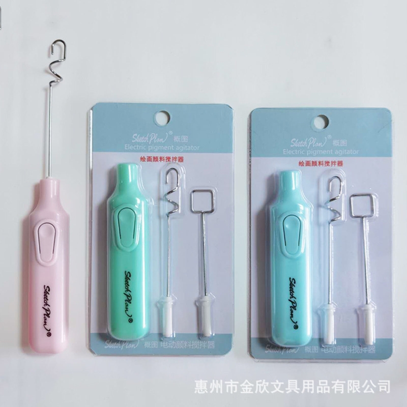 Epoxy Resin Stirrer for Crafts Tumbler Replaceable Electric Tumbler Mixer Handheld Operated Epoxy Mixing