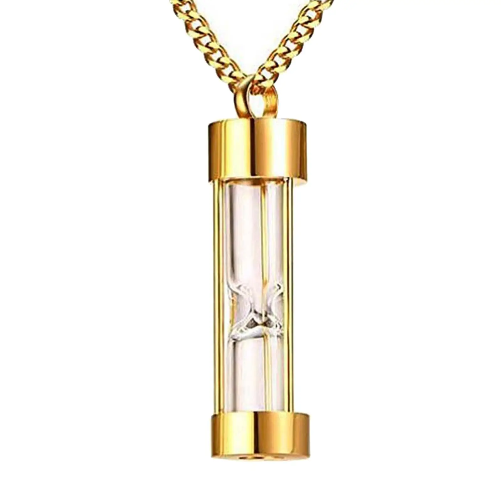 Pendant , Stainless Steel Teardrop Cremation Jewelry Hourglass Necklace, for Keepsake Memorial Women