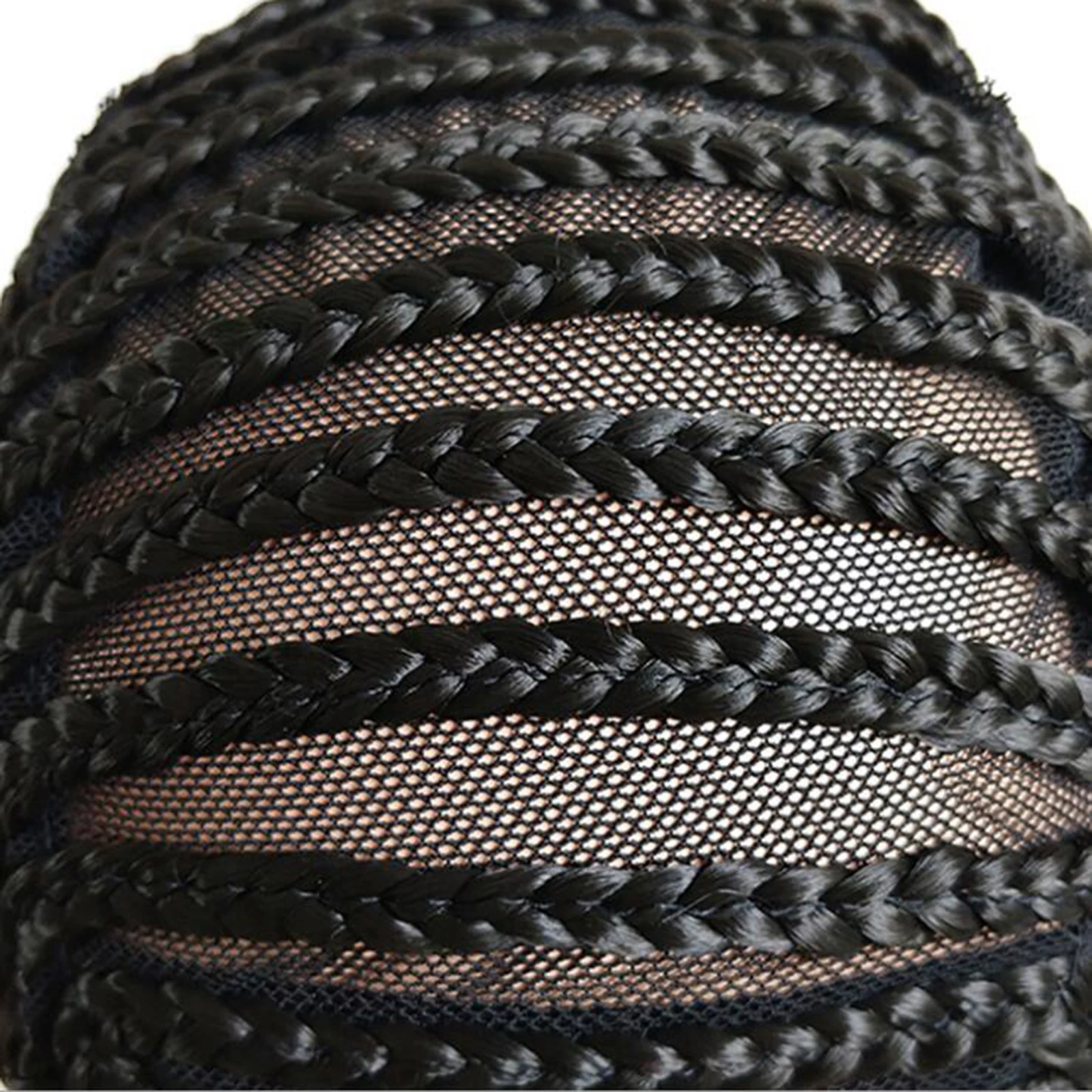 Breathable Braided  Caps for Making Synethic Black Easier  Braiding Cap