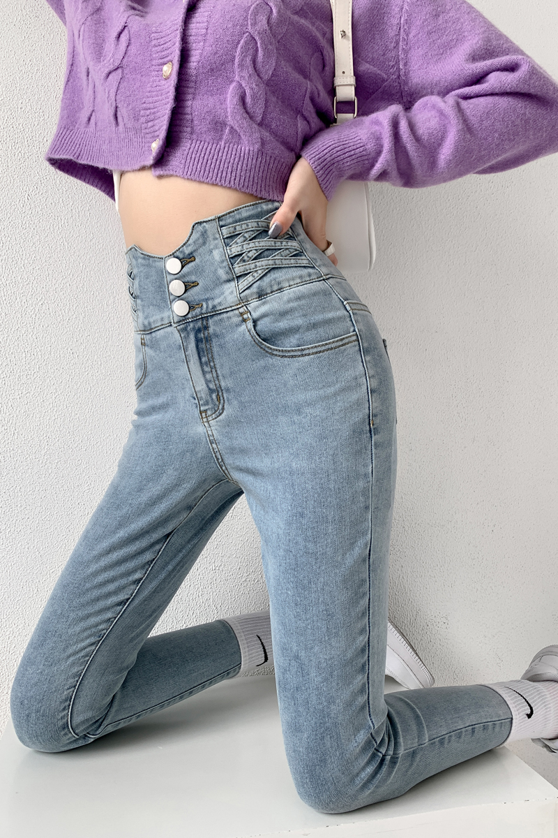 ご注意ください CHICTYPE Y2K WASHED DENIM SLIM HOOF パンツ - 通販