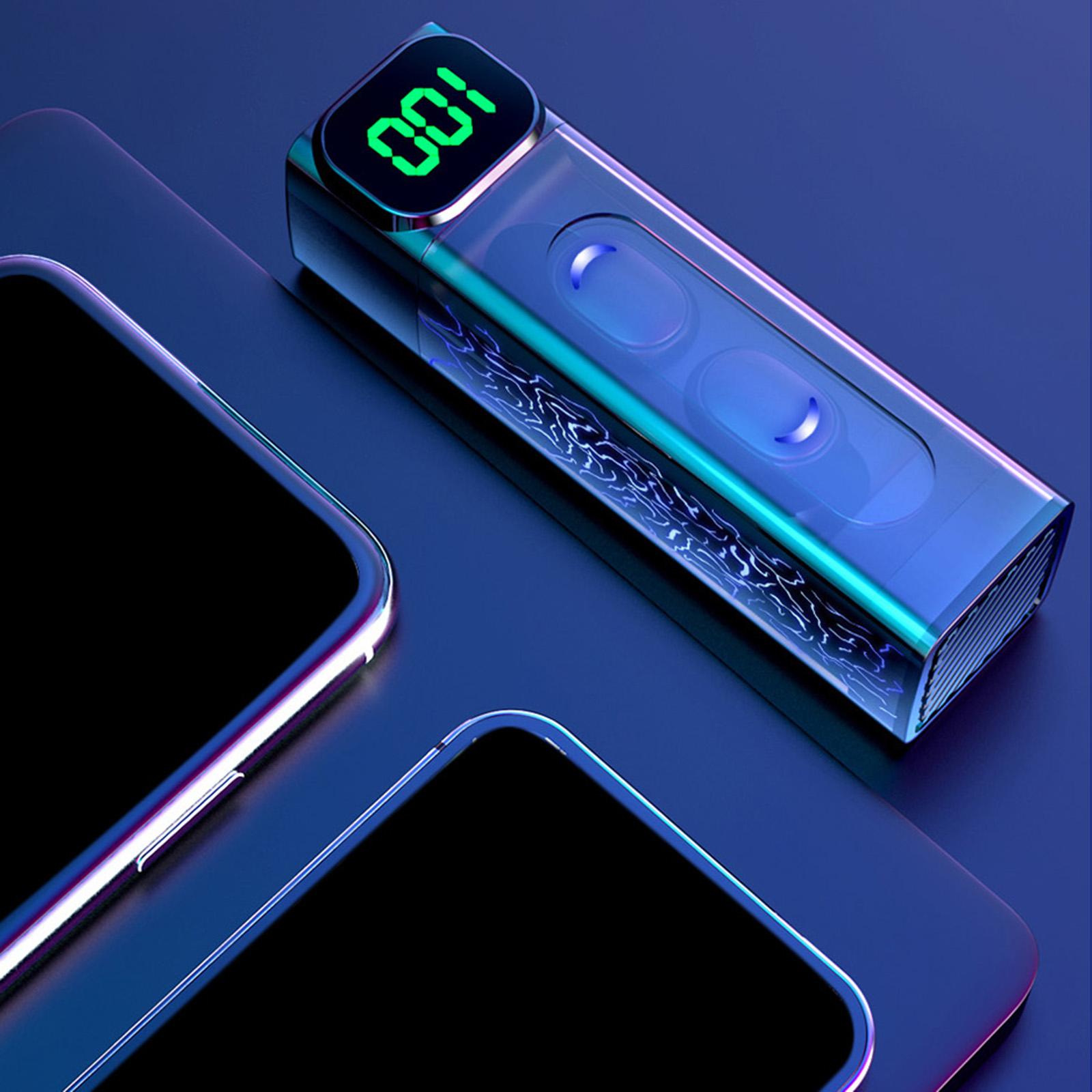 Bluetooth 5.1 Earbuds Intelligent Digital Display Gaming Earphones Headset Phones