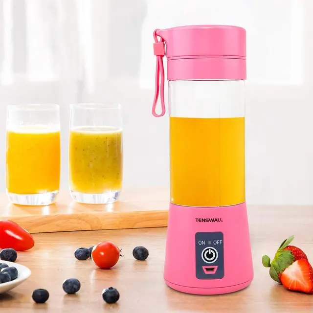 Portable Mini Electric Juicer USB Charging Fruit Orange Lemon Blender  Smoothie Milkshake Maker Kitchen Automatic Fresh Squeezer Purple