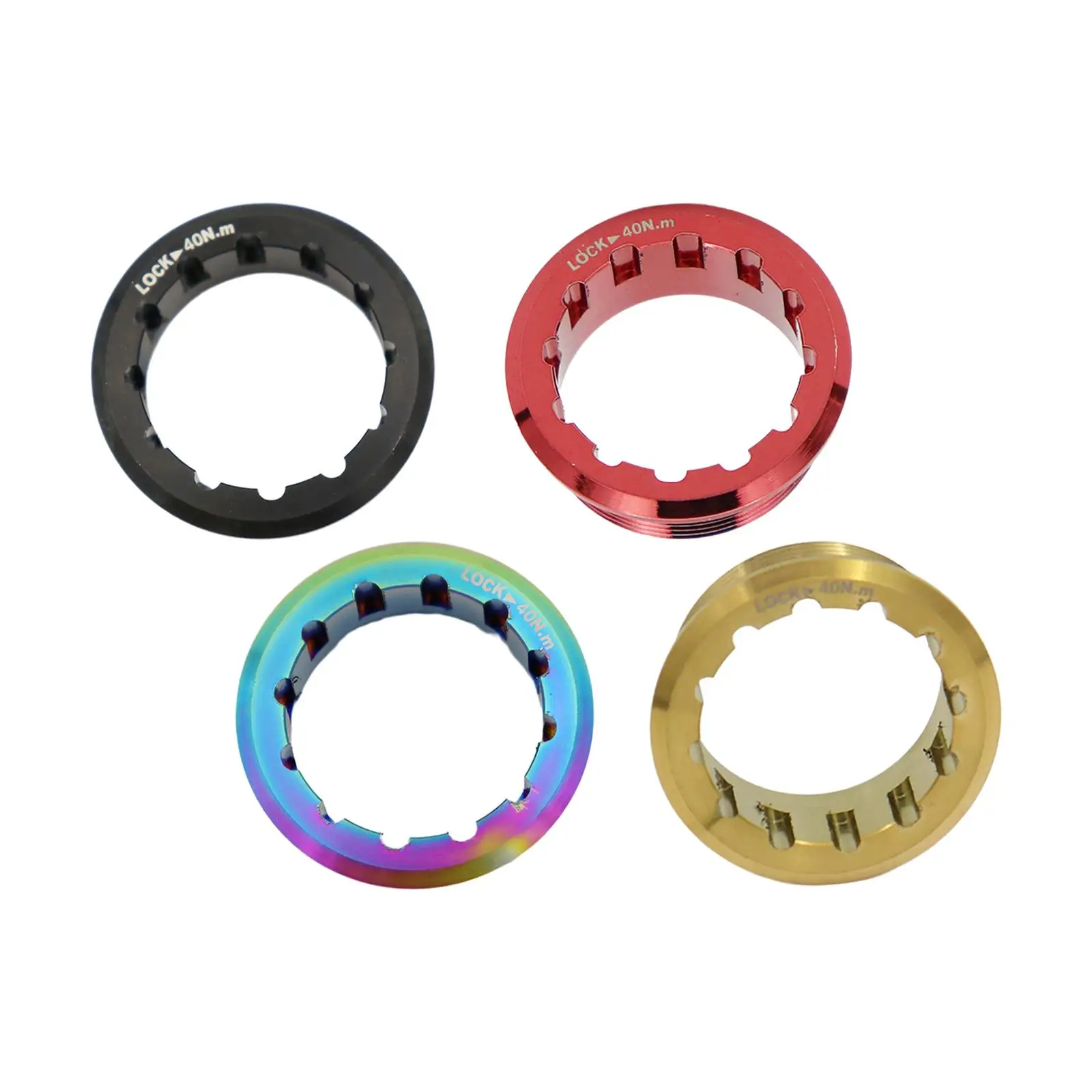 Flywheel Ring Covers Waterproof Titanium Alloy Bike Cassette Lock Rings