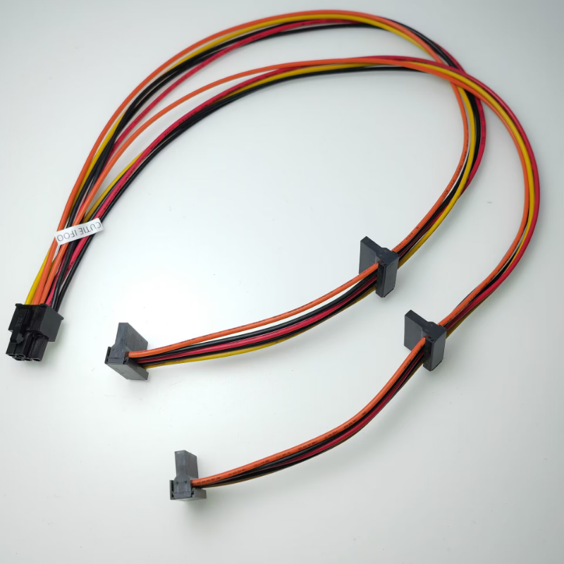 5-poliges auf 4-Port-SATA-Schnittstellen-Stromkabel für Dell OptiPlex 9020 7020MT T1700 CD-Rom optisches Laufwerk, Festplatte, HDD, SSD, 50 cm – Detail 1