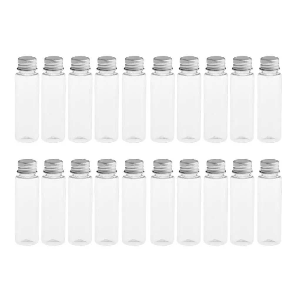 20Pcs 30ml Empty  Bottle Clear Refillable Toiletries Bottles