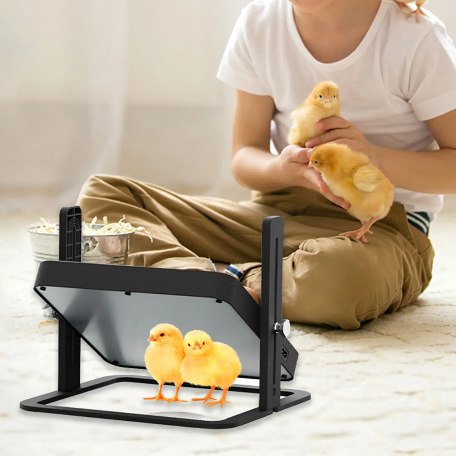 Chick Brooder Heating Board Adjustable Height Angle Hen Pet Supplies Incubator Breeding Keeping Warm for Chicken Hen Poultry