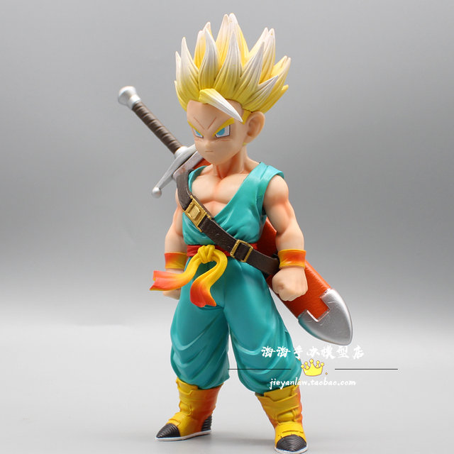 Filho Gohan Trunks Goten Figuras De Ação Anime Bonecos De Bola De Dragão  Brinquedos - Escorrega o Preço