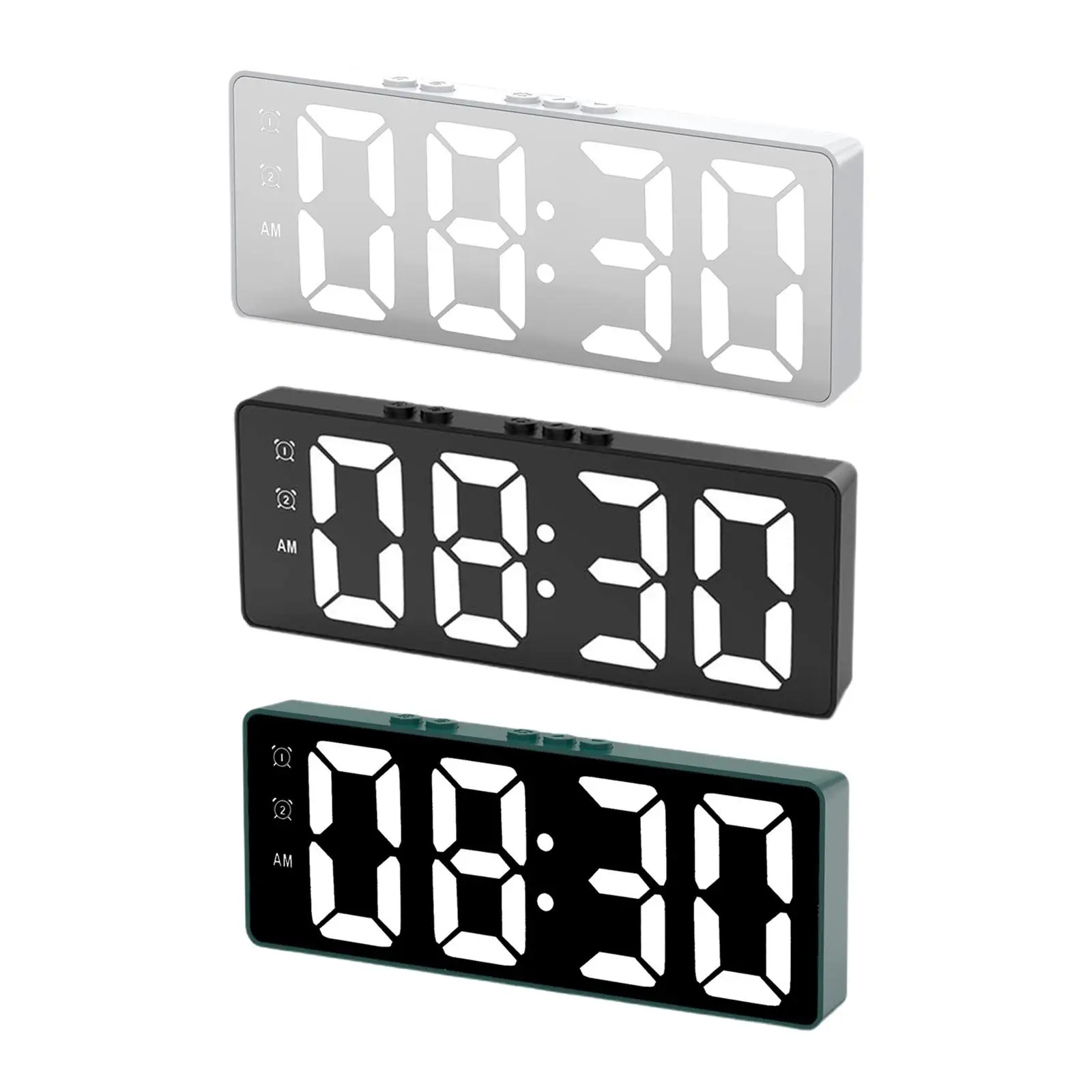 Electronic Clock Dual Alarm Clock Temperature Display for Office, Home, Gifts