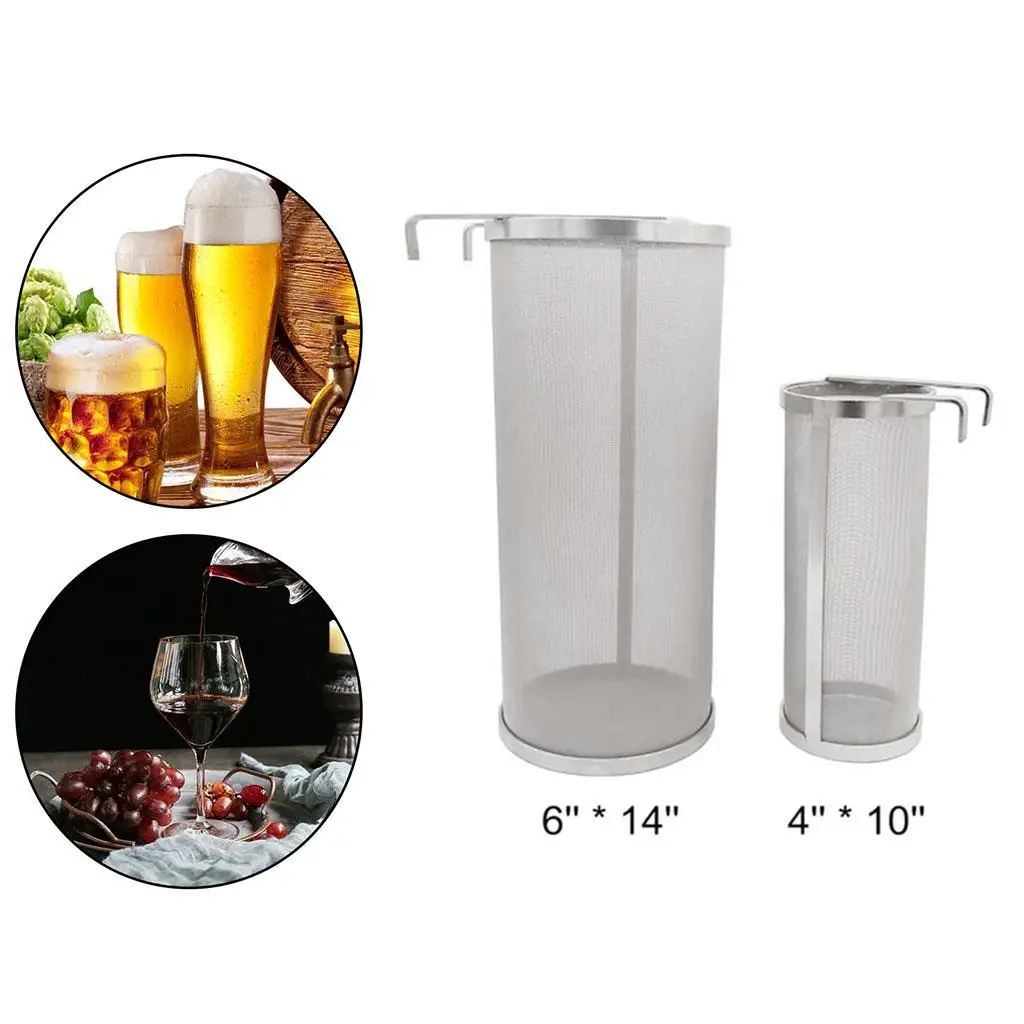 300  Mesh Hop Filter Strainer 304 Stainless Steel High Performance  Tea  Bucket Fermenter Kettle Rust-Proof Premium