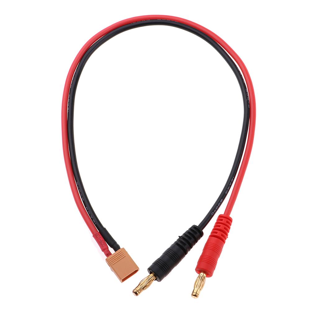 RC Battery Charge XT30 To 4.0mm Banana Plug 16AWG 35.5cm Cable Connector