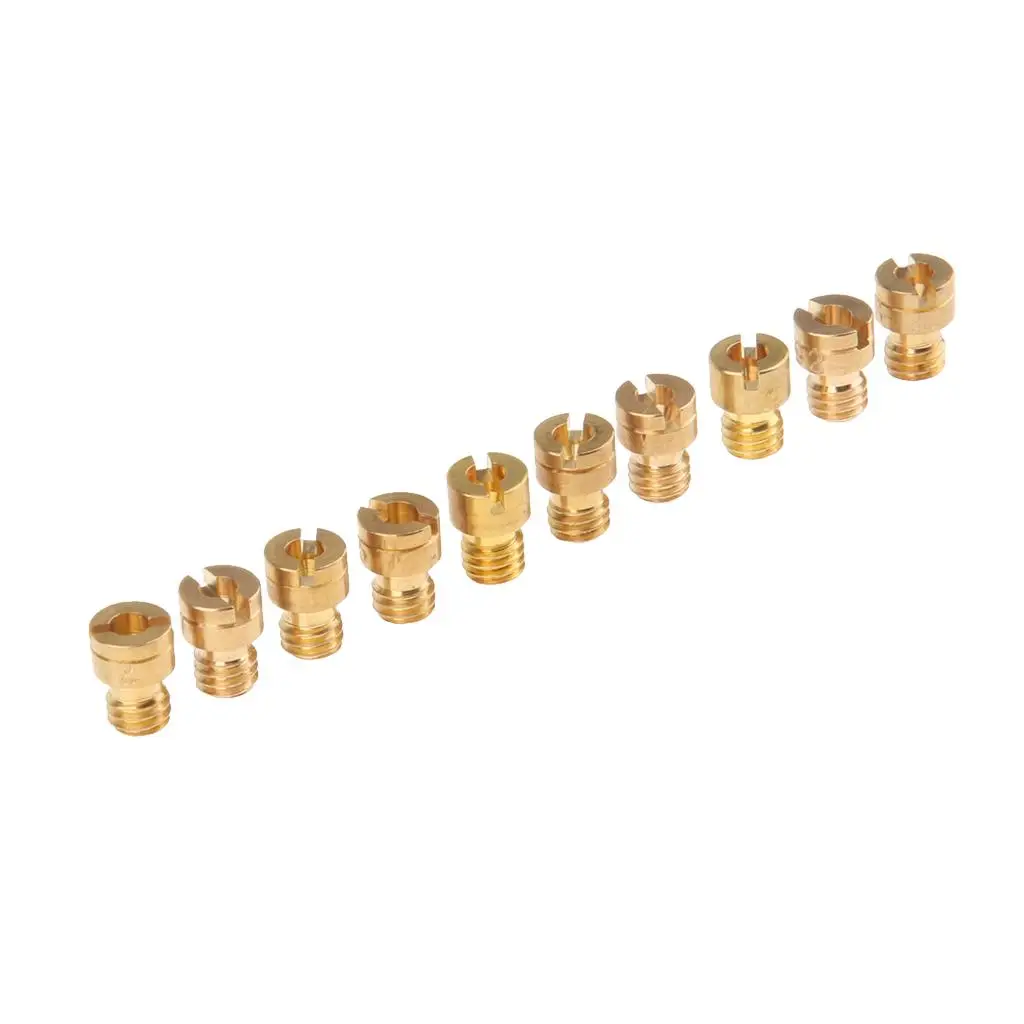 10x M4 Carburettor Main Jet for  CVK Carb 78 80 82 85 87 88 90 92 94 95 Motorcycle Injectors Nozzle Carb Main Jets 7mm