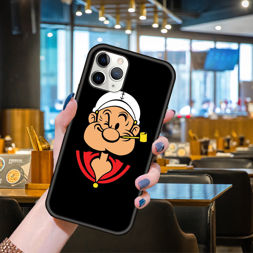 iphone 13 magnetic case Phone Case For Apple IPhone 13 12 11 Mini Pro MAX SE X XS XR 8 7 6 S Plus Black Cover Bumper Luxury Waterproof Popeye Spinach iphone 13 case leather