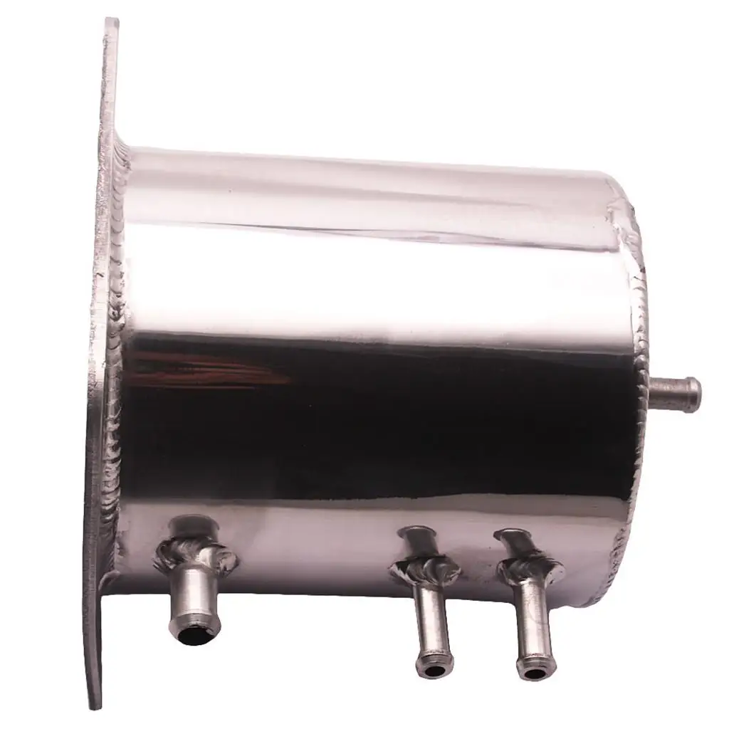 Universal Aluminium Fuel Swirl Tank  Pot 1.3L Mirror Polished,