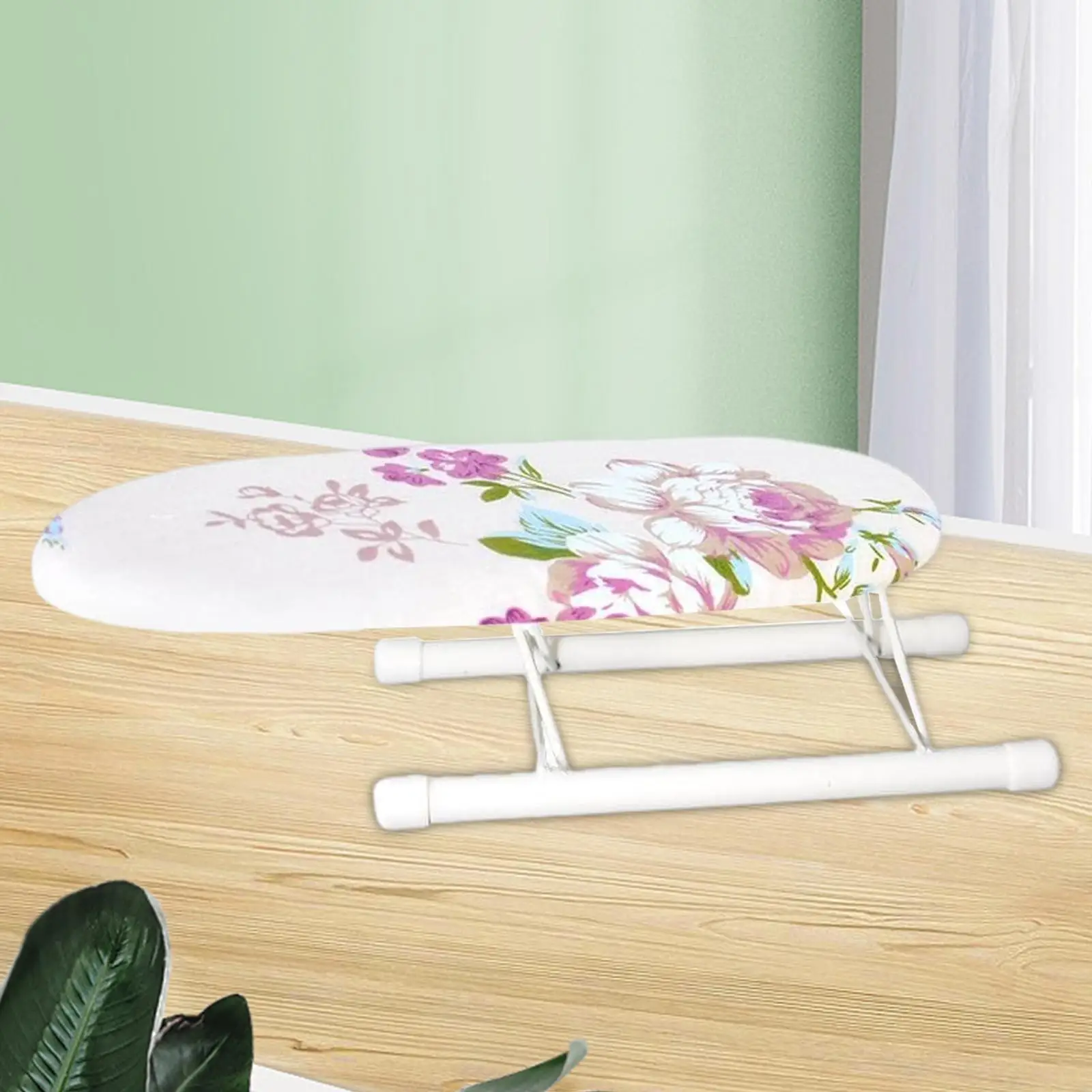 Table Top Ironing Board Foldable Sleeve Cuffs Collars Washable Removable for Sewing Room Dorm Household Home Apartment