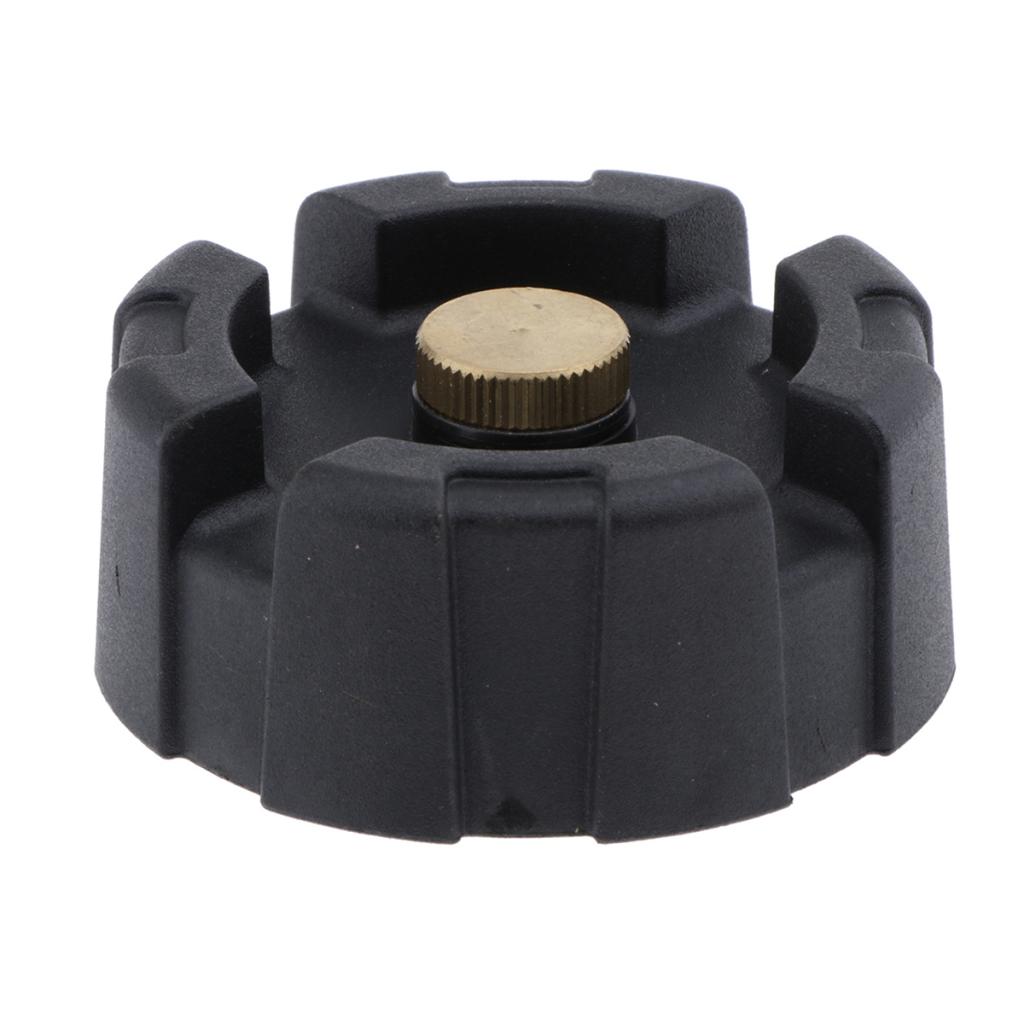 Boat Fuel Oil Tank  Cover Screw in Assembly Replacement for Yamaha 12L 24L Outboard Engine Parts - Black