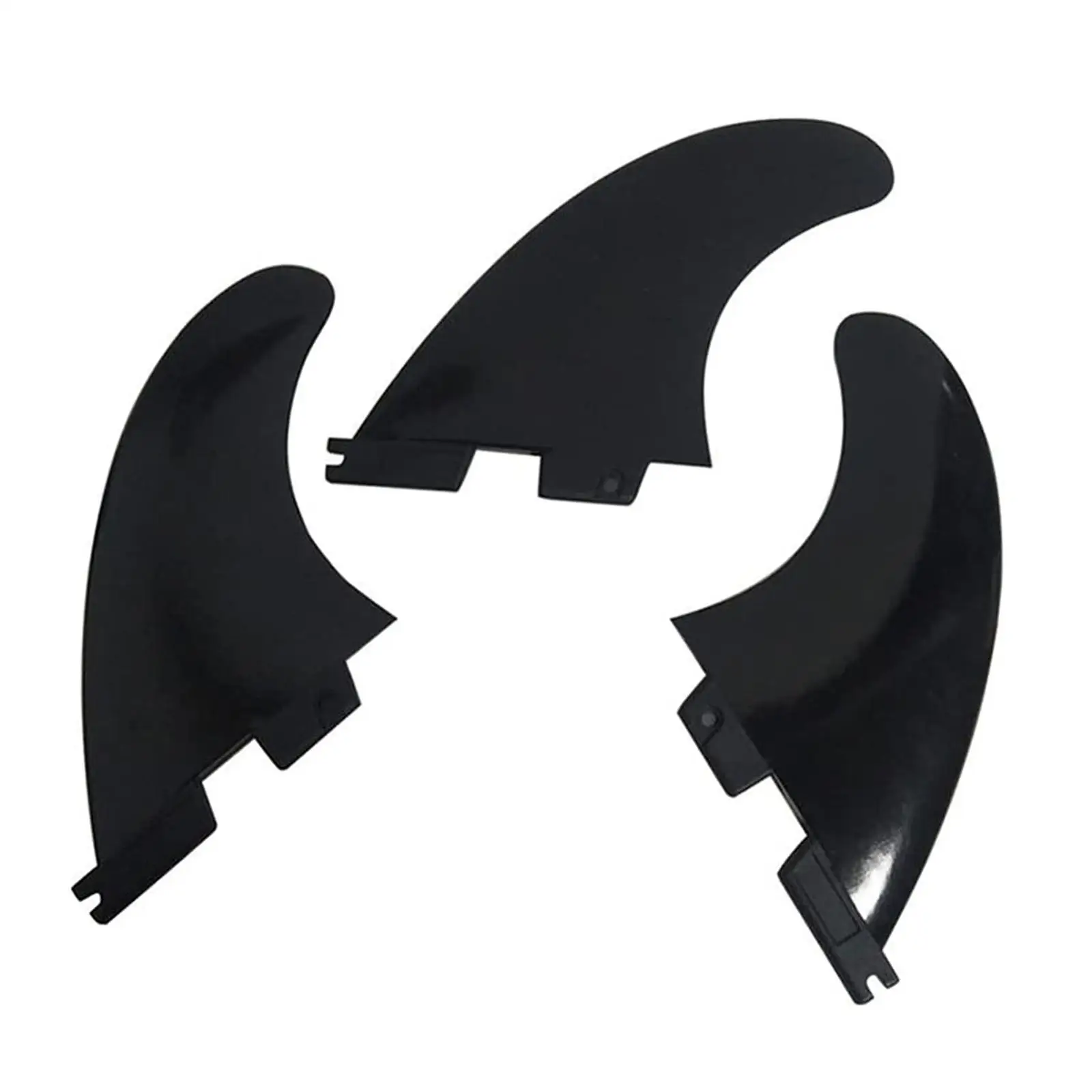 3Pcs Surfboard Fins Detachable Quick Release Surfing Fin Paddleboard Fin for