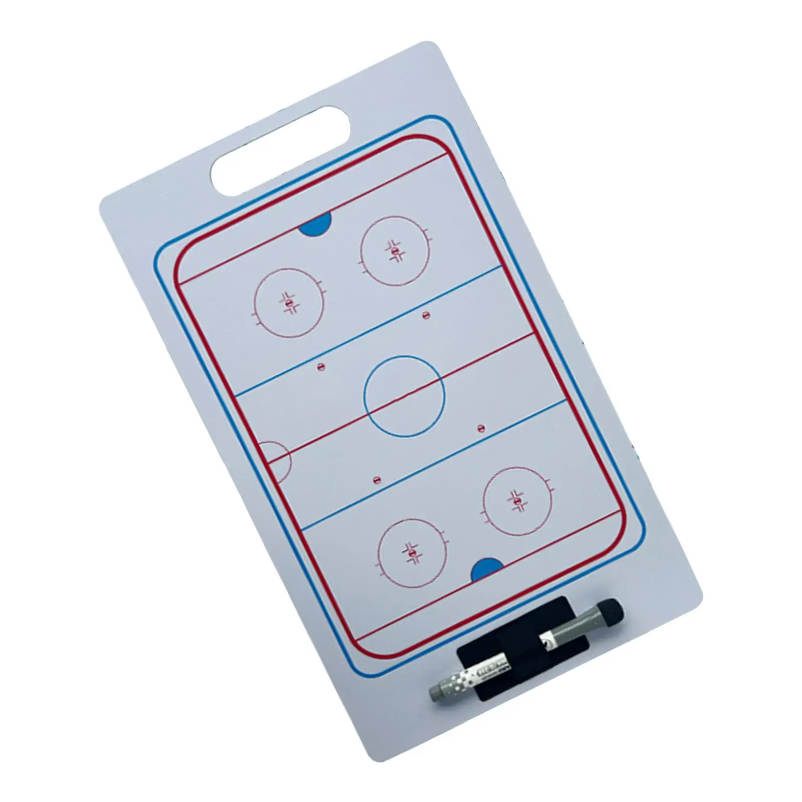 Ice Hockey Tactic Coaching Boards Training Aid Soccer Coaches Practice Board Training Equipment Strategy Tactic Clipboard