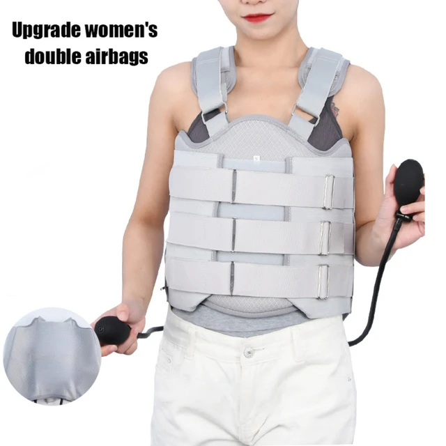 TLSO Thoracic Full Back Brace - Treat Kyphosis, Osteoporosis, Compression  Fractures, Upper Spine Injuries, Pre or Post Surgery