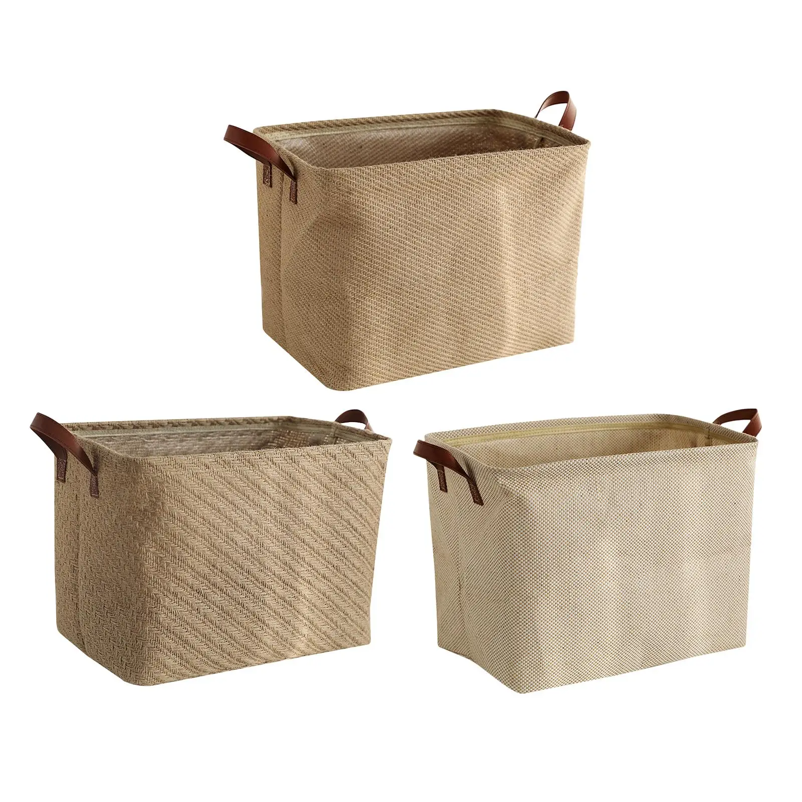 Decorative Laundry Basket With Handles Foldable Storage Basket for The