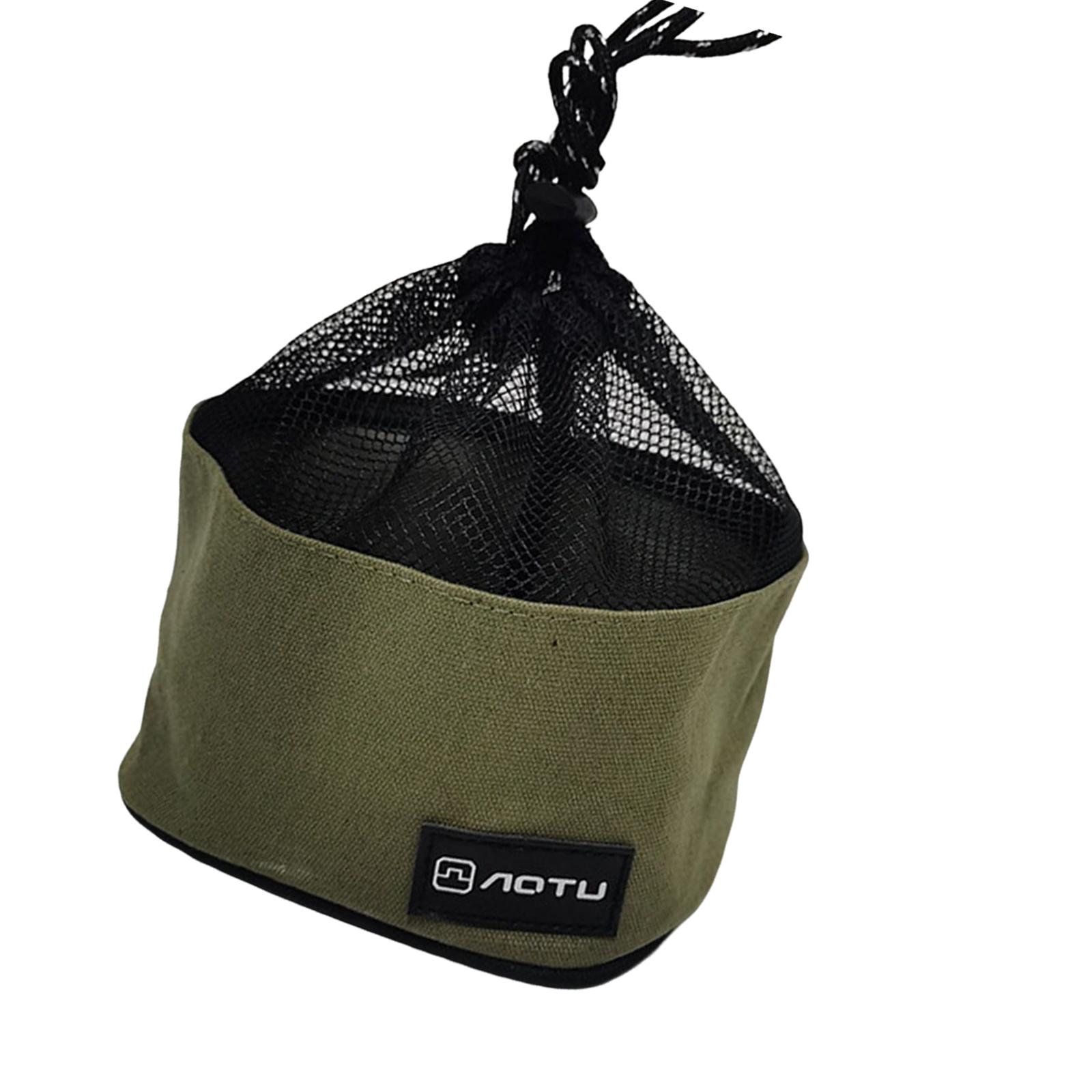 Portable Camping Cookware Storage Bag Drawstring Bag Equipment Case Tableware Storage for Outdoor BBQ Barbecue Picnic Travel