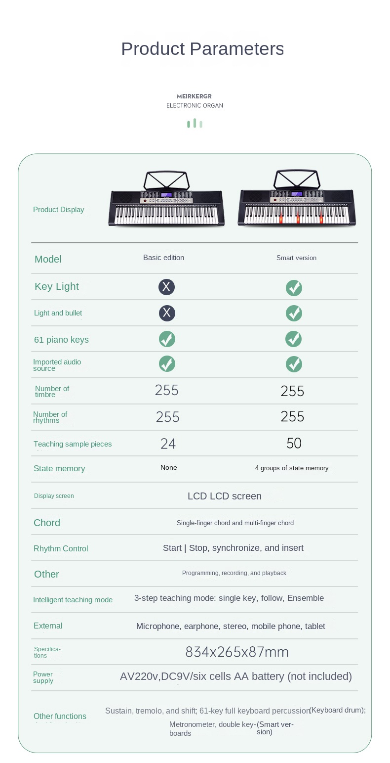 Title 15, Electronic Organ Adult Children Teachers for Be...