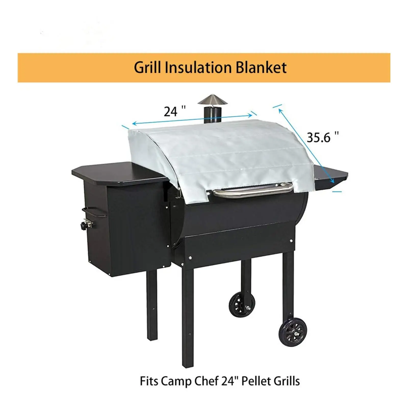 Grill Insulation Blanket Waterproof Stove Shield BBQ Grills Cover for BBQ Cooking