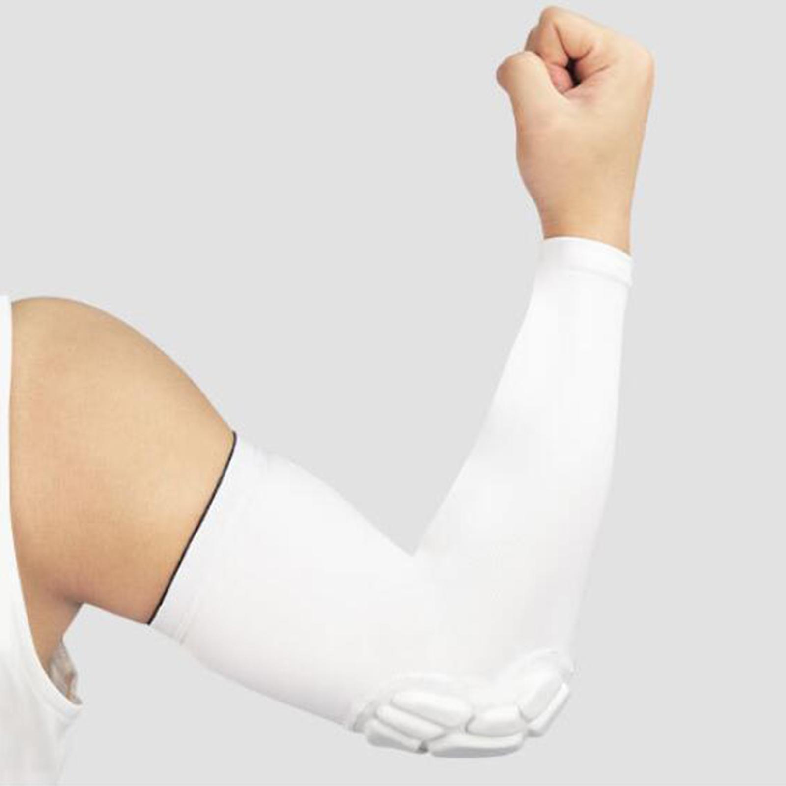 1Pc Arm Sleeve Armband Elbow Sport Basketball Football Anti-Slip Anti-Collision Brace Support Elastic Protective Pad Arm Guard