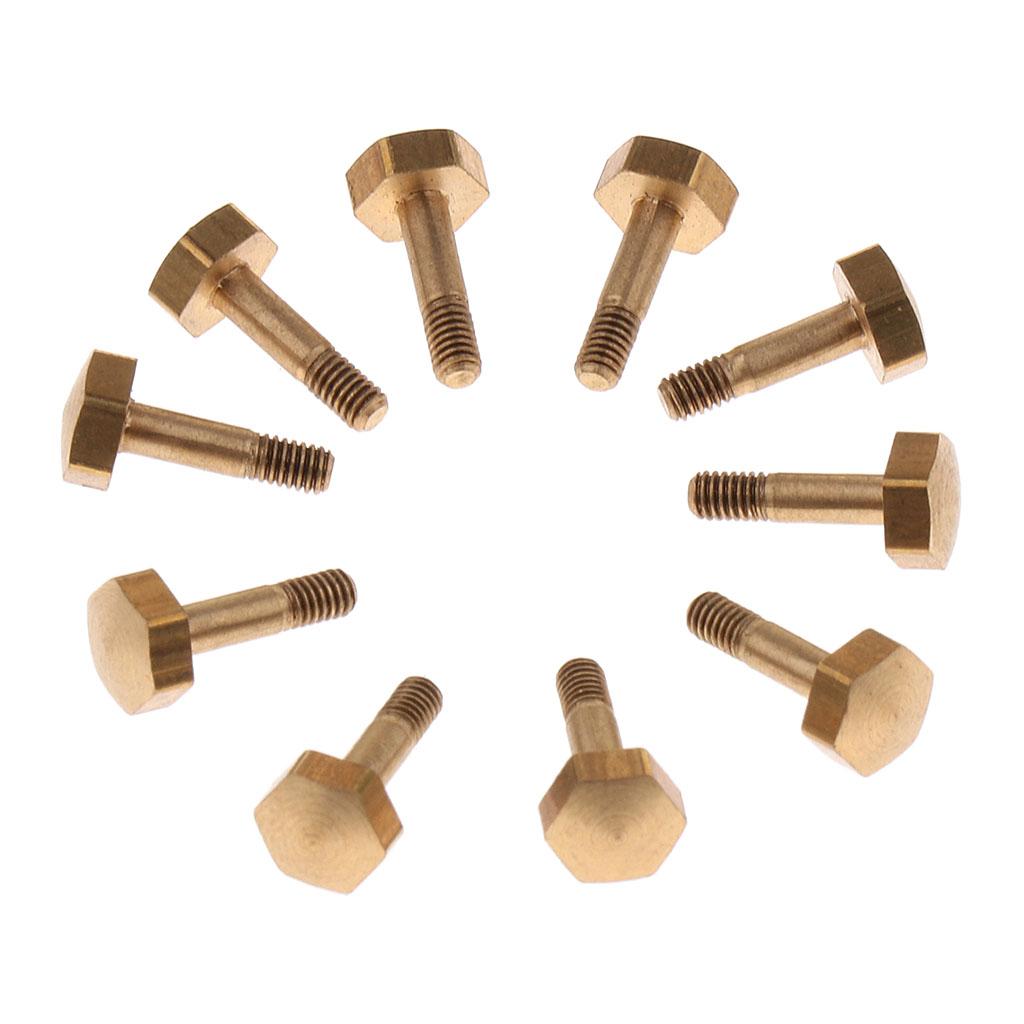 10 Pieces Trumpet Water Drain Screws DIY Musical Instrument