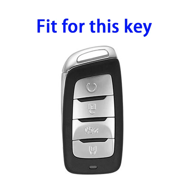 MYDH Autoschlüssel Schlüssel Hülle Schlüsselanhänger Tragbare Auto Key Case  Cover Tasche Mit Schlüsselanhänger Für Changan CS85 CS35 Plus CS25 CS95  CS85 Coupe (Farbe : Grau) : : Auto & Motorrad