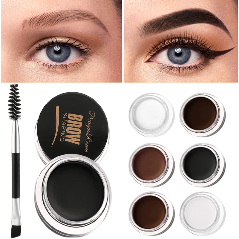 Best of Wild Matte Brown Black Eyebrow Cream Gel Waterproof Lasting Eyebrow Styling Gel Wax Natural Contouring Brow Enhancer Cosmetics Reviews & Tips