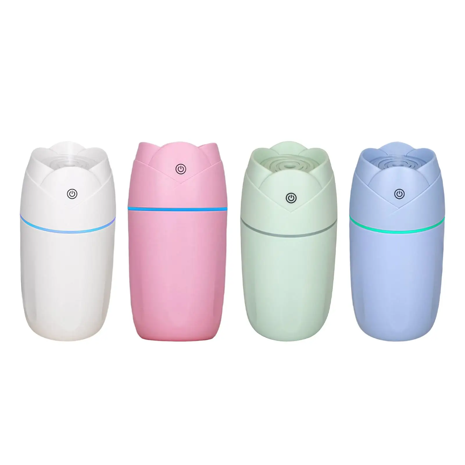 Portable Cool Mist Humidifier Silent Smart with 7 Color LED Night Light Mist Maker Diffuser Aroma Diffuser for Kids Room Bedroom