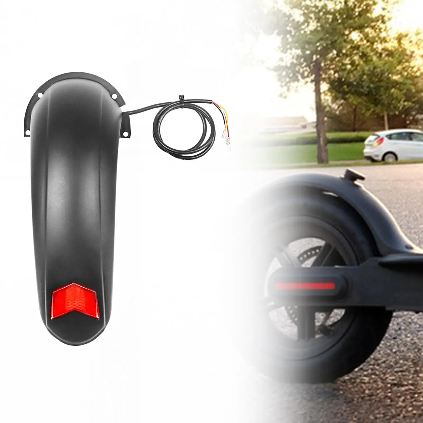 Tire Mudguard with Signal Tail Light Equipment Supplies Protector Replacement