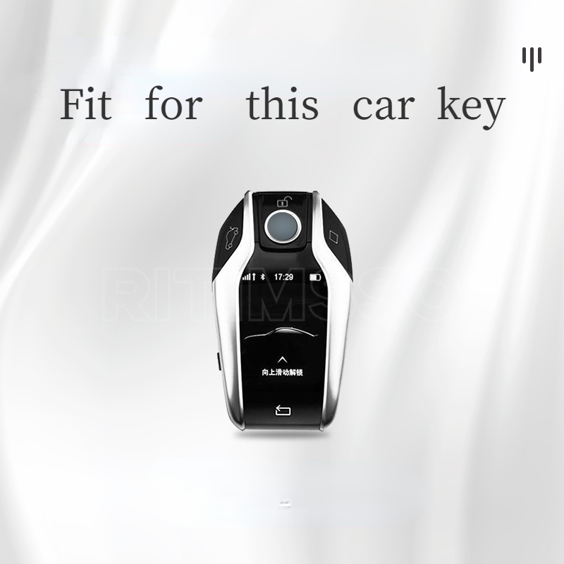 Copertura Della Cassa Chiave dell'automobile Sacchetto Chiave Per Bmw 1 3 5 7 Serie X1 X3 X5 X6 X7 F30 G20 F34 f31 G30 G01 F15 G05 I3 M4 Accessori Auto-Styling - S4eb9551b9e514ced893313fc1a23435aA