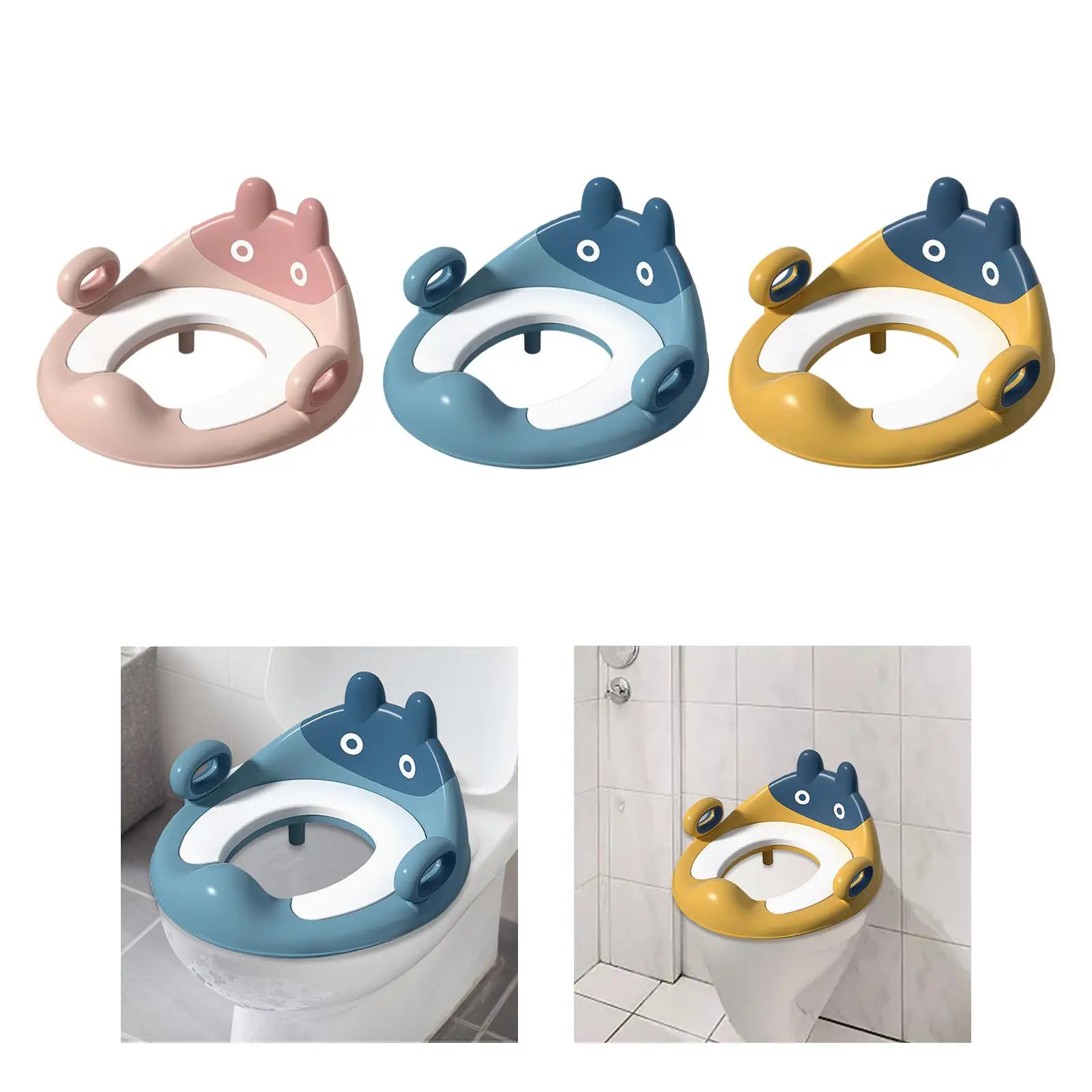 Toilet Training Seat Fits Most Toilets Comfortable Space Saving Nonslip Training Toilet for Kids for Children Kids Boy and Girl