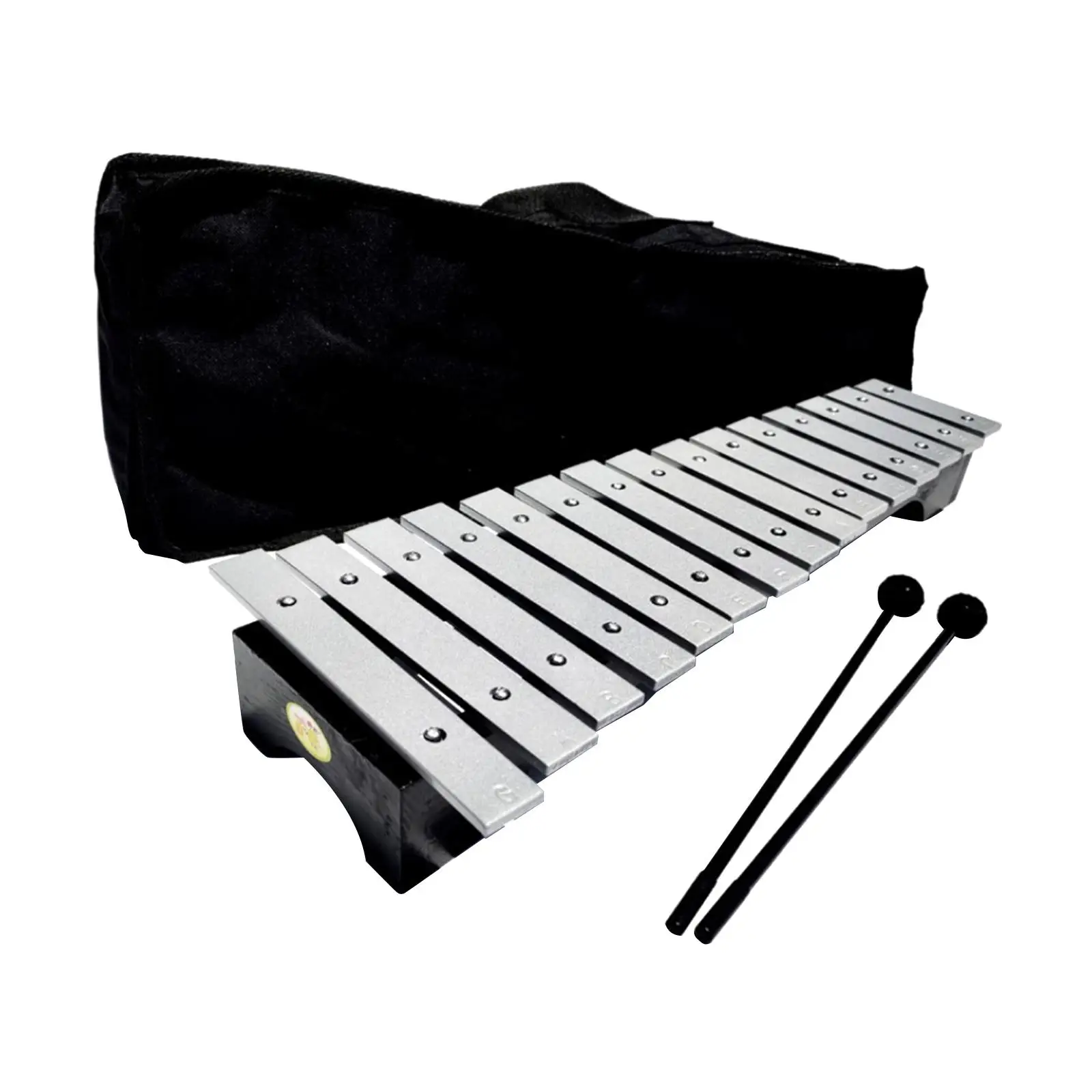 15 Note Metal Xylophone Percussion Xylophone Music Instrument for Kids