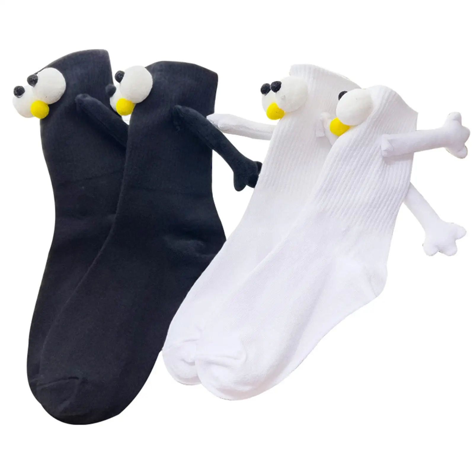 Magnetic Suction 3D Couple Socks Bedroom Lovely Hiking Athletic Sports Socks