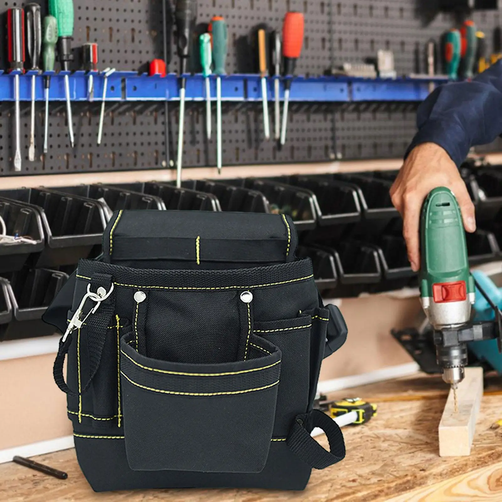 Electrician Waist Tool Bag Waist Pocket for Electrician Household Carpenter