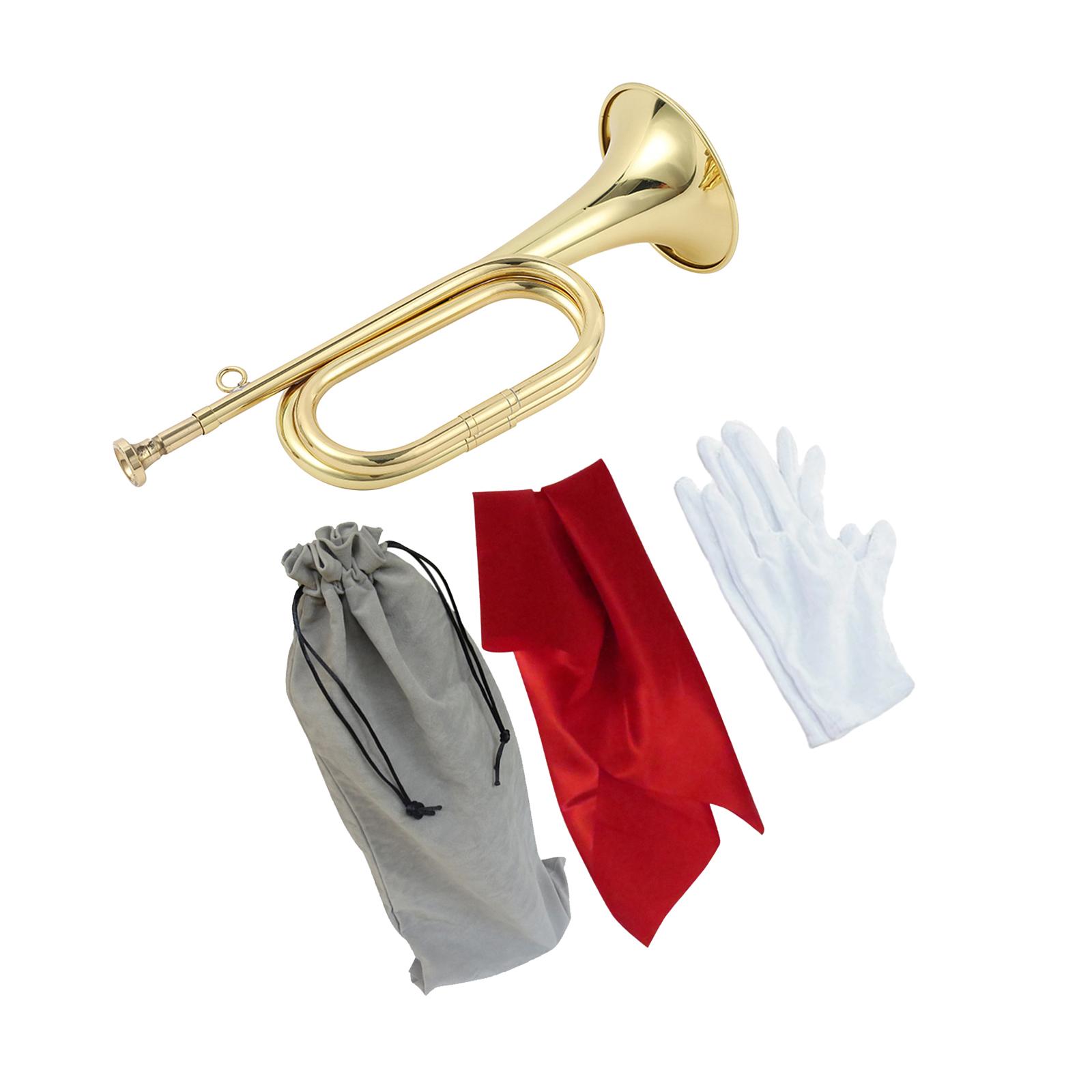 Title 4, Blowing Bugle Music Instrument Trumpet Brass Bu...