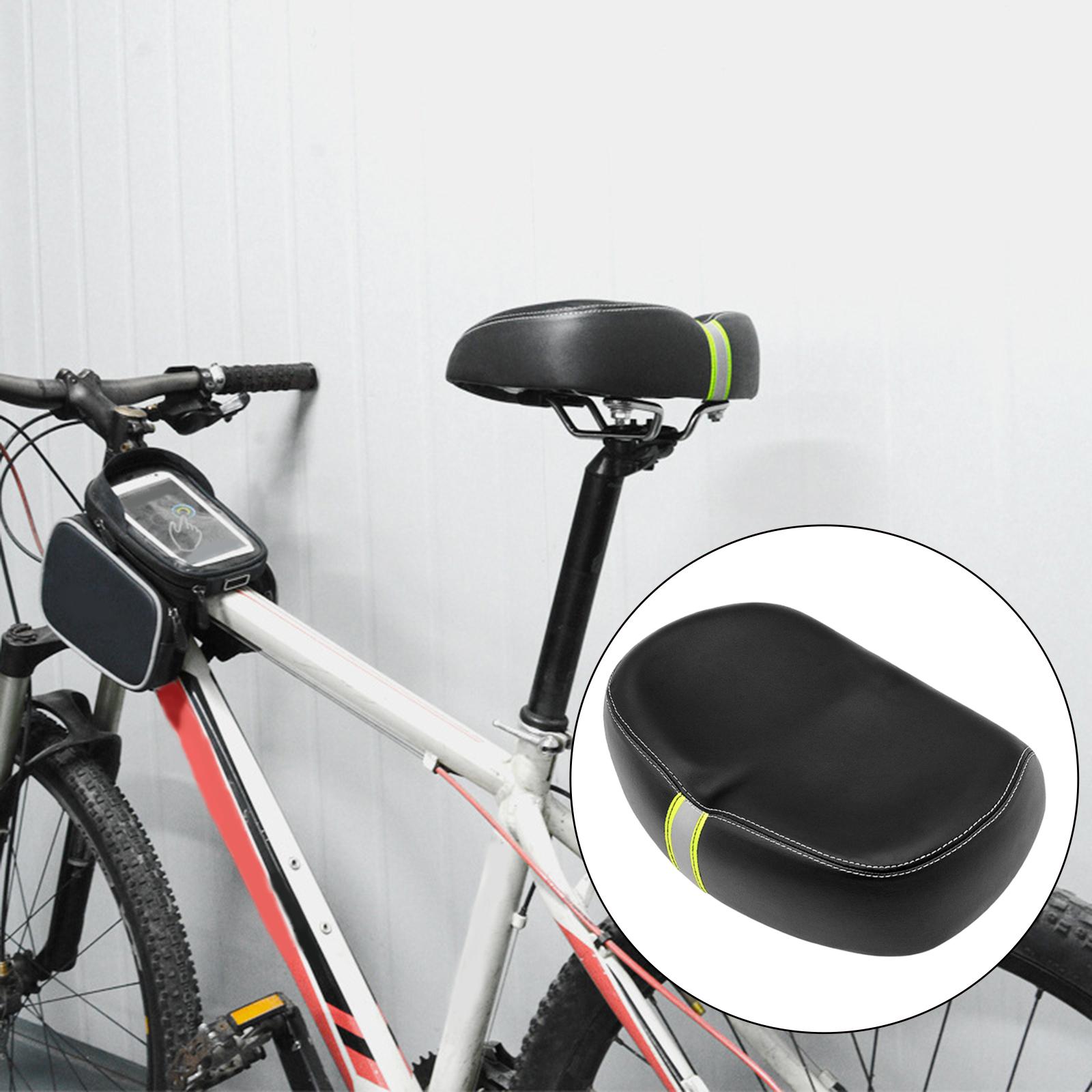 Oversized Bike Seat Bicycle Big Bum Saddle Comfortable Noseless Breathable