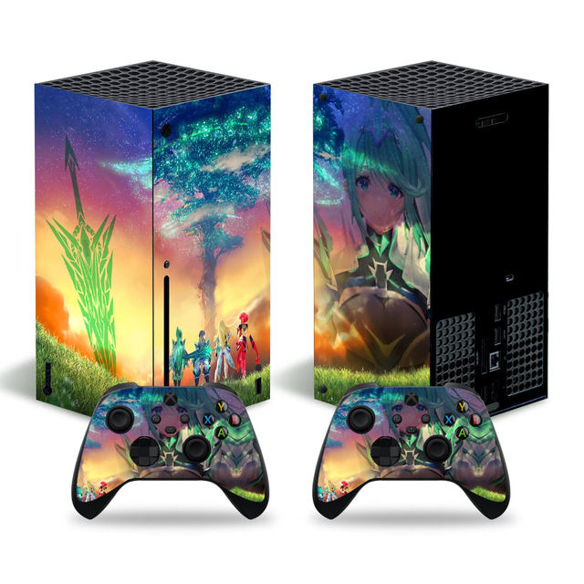 Xbox Series X / S Vinyl Skin & 2x Controller Skins, Pokémon Themed.