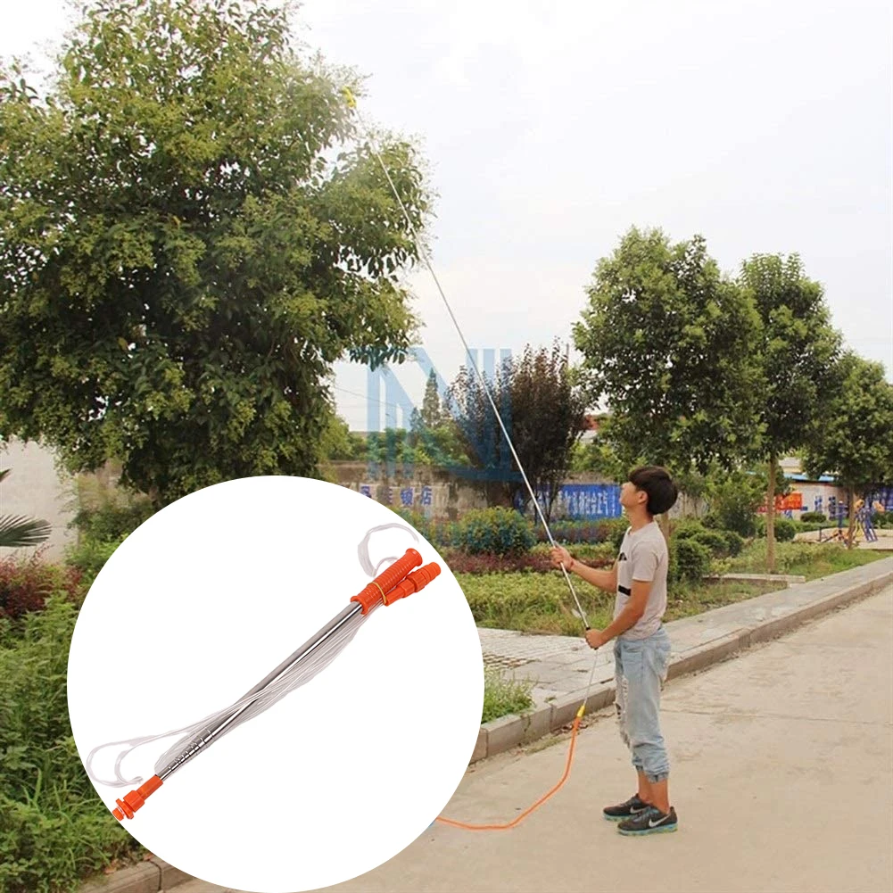 2.4m Lawn Spray Rod Pesticides Extension Bar Telescopic Lance Garden Watering Durable High Pressure Fruit Tree Agriculture Tool