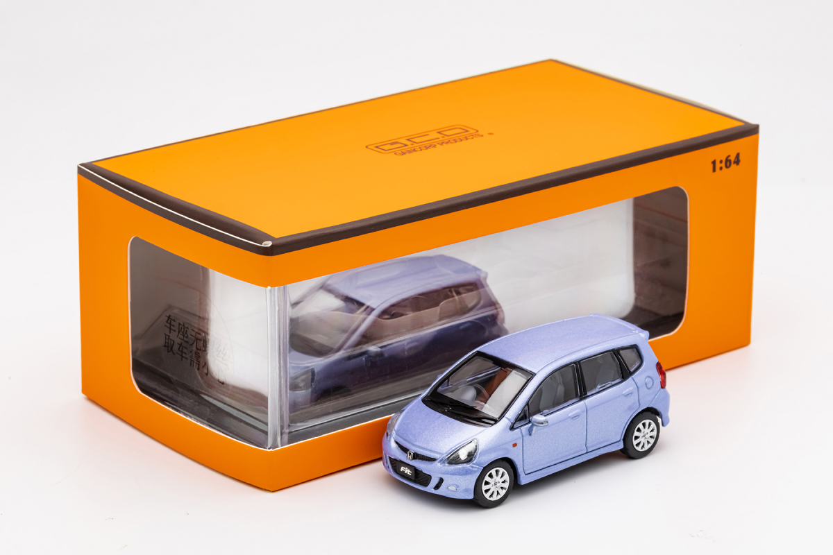 GCD 1:64 Honda Fit Sport Fit Generation 1 GD синий/розовый/Advan модель  автомобиля | AliExpress