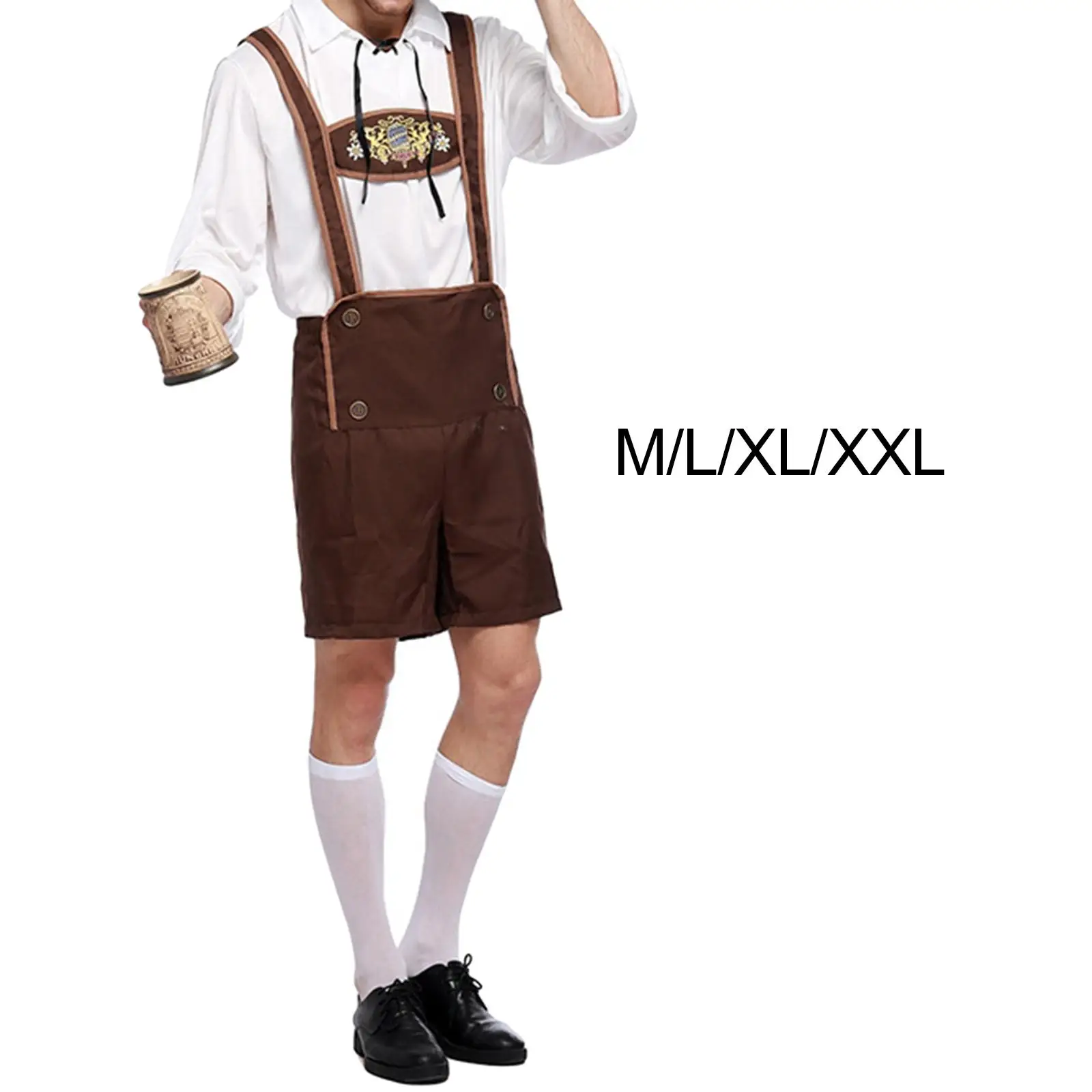 Male Costume Festival Suit Carnival Beer Outfit Party Clothes