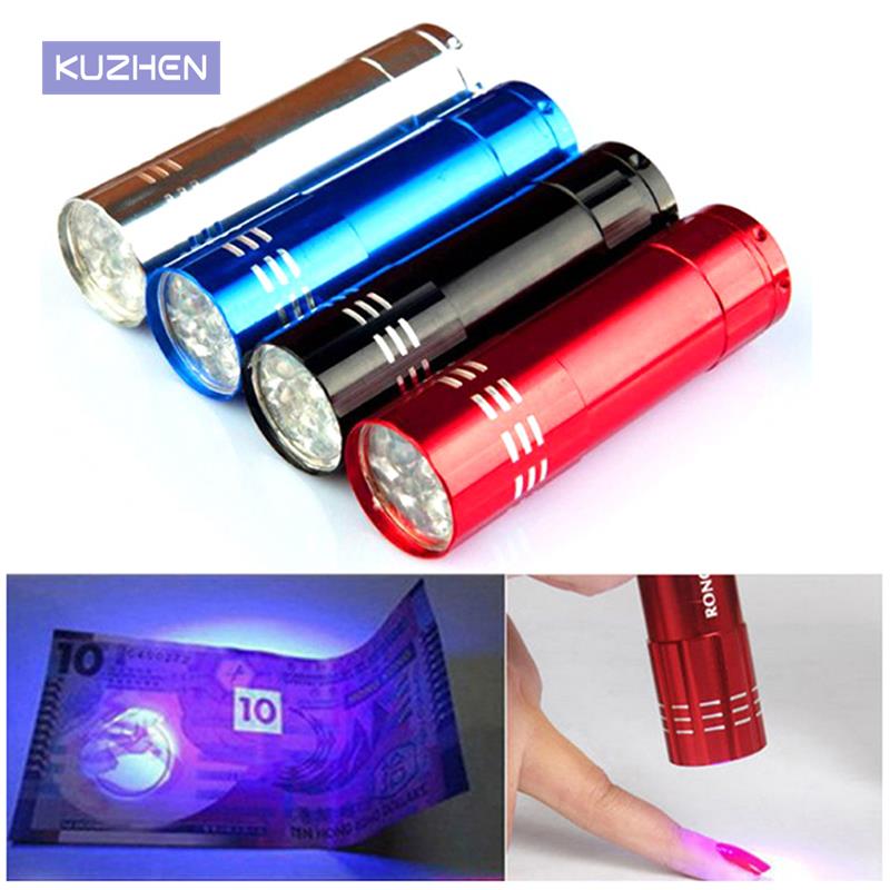 Best of Portable Nail Gel Mask Fast Drying Manicure Tool Nail Dryer Mini 9 LED Lights Flashlight UV Lamp New Reviews & Tips