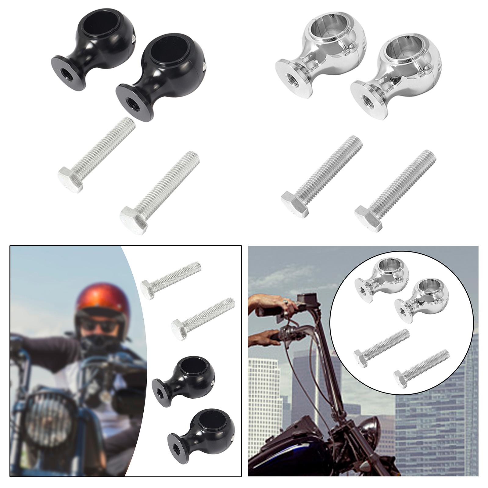 Motorcycle Handlebar Risers 25mm Provide Suitable Seating Position Professional Accessories for Harley Other Handlebar