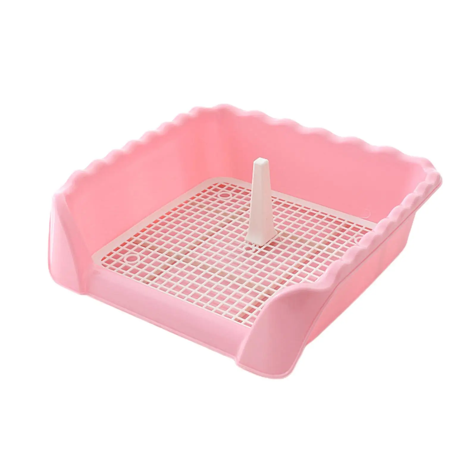 Indoor Dog Potty Tray with Protection keep Floors Clean Non Slip Dog Toilet for Training Litter Box Hamster Puppy Hedgehog