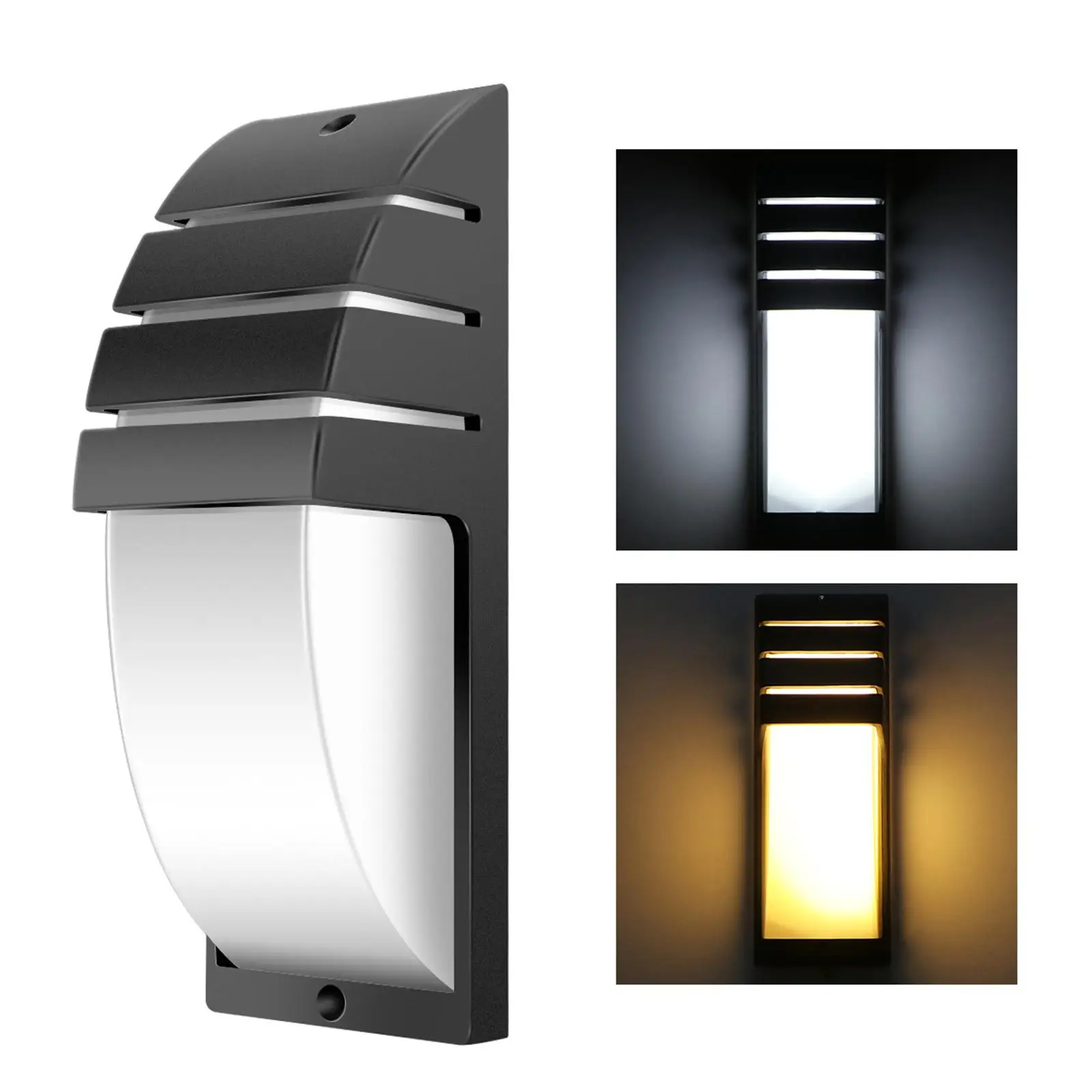 Outdoor Wall Light IP65 Waterproof Exterior Light Porch Light Body in Aluminum Wall Mount Lamp LED Wall Sconce for Hallway Porch