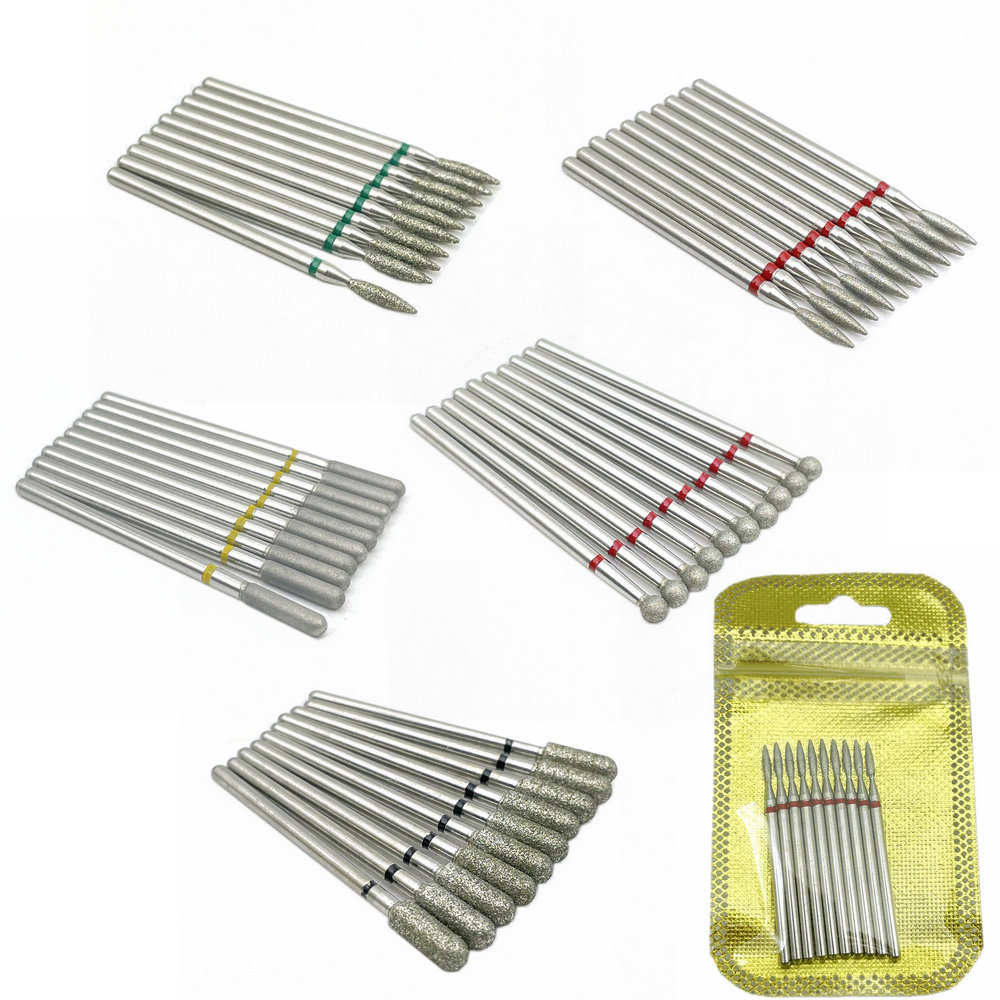 Best of 10pcs Nail Milling Cutter Set Diamond Stone Electric Manicure Drills Nail Drill Cuticle Clean Bits Burr Accessories Nail Art Reviews & Tips